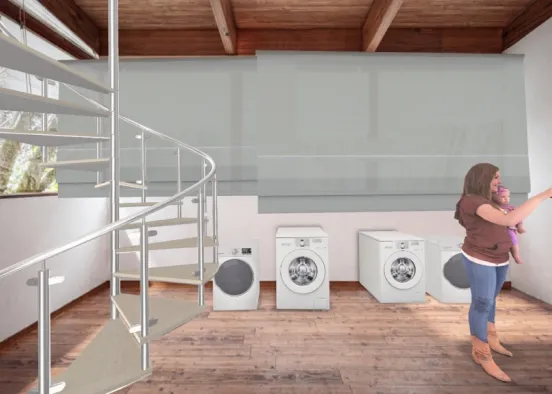 laundry room Design Rendering
