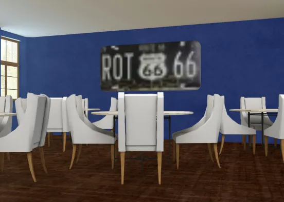 Route 66 Restaurant Design Rendering