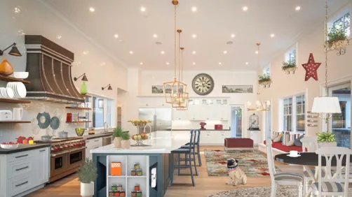 Farm House kitchen: Feel free to use this template.