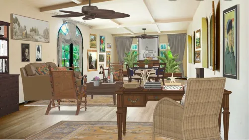 Beach house in CUBA where Hemingway wrote...