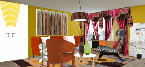 70's Revival Living Room 