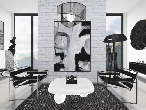 Modern black and white