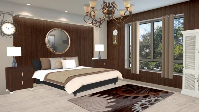 Luxury bed room