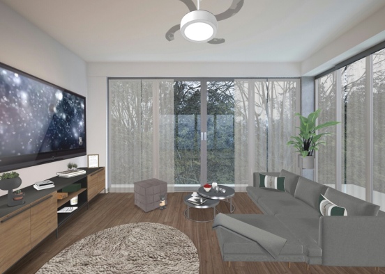 Living room 🖤 Design Rendering