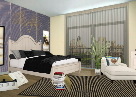 Bed  Design Rendering