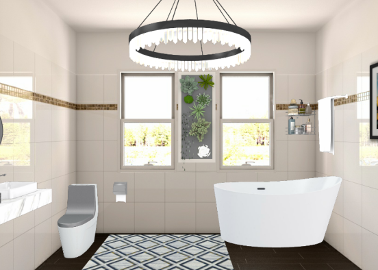 This bathroom made my frend live a like😉 Design Rendering