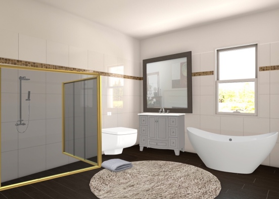 21st Century Bathroom! Design Rendering