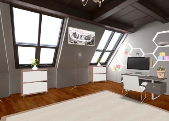 Loft office! Design Rendering