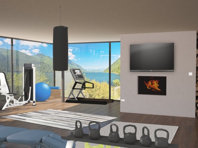 Home gym with a view!