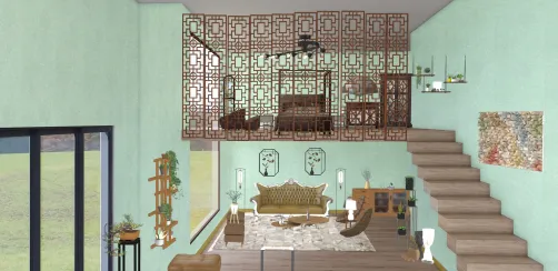 Modern Japanese oriental style 