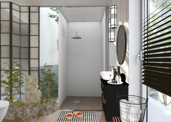 Small bathroom Design Rendering
