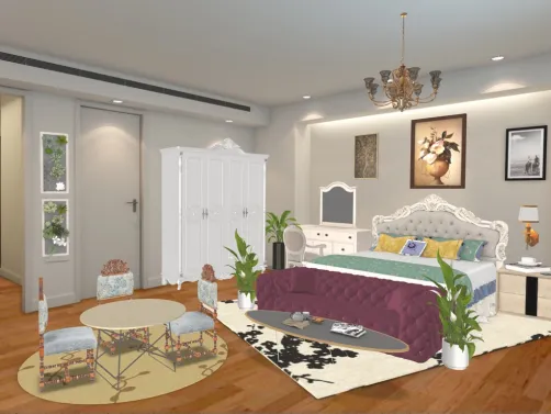old fancy bedroom