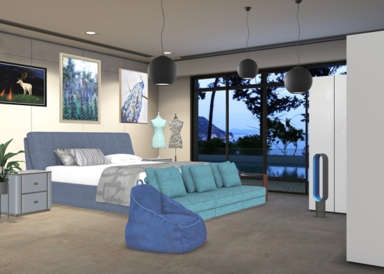 My dream bedroom...! Design Rendering