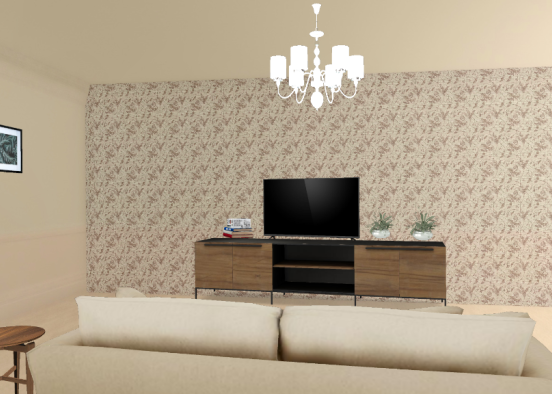 Sala de estar (casa nova) Design Rendering