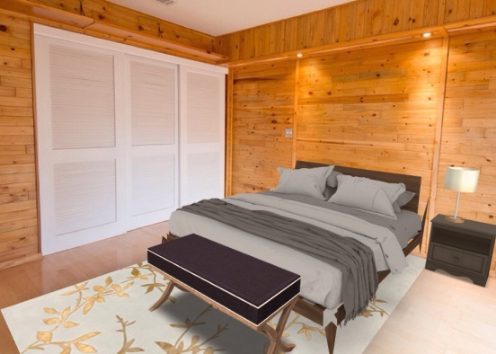 Hotel Bedroom  Design Rendering