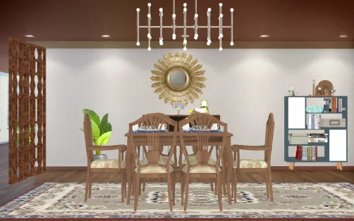 Intimate dining room