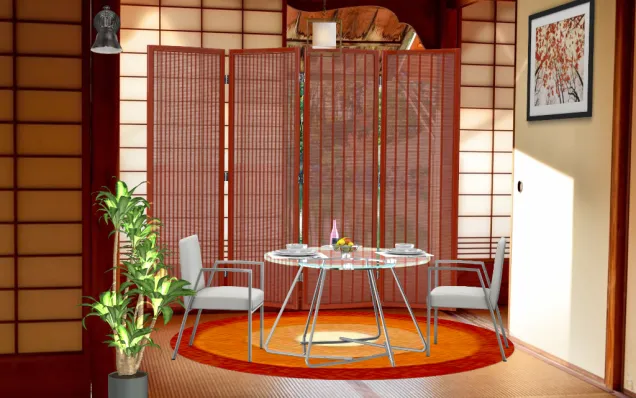 Asian dining room