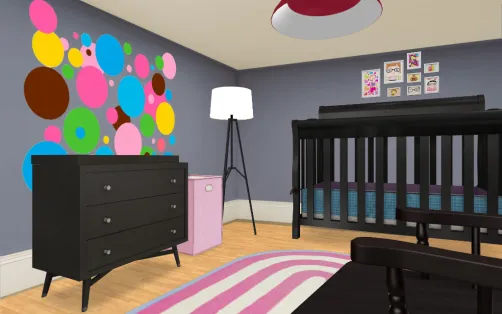 Grey and pink