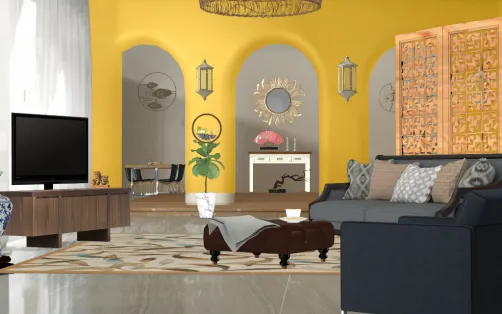 Asian living room