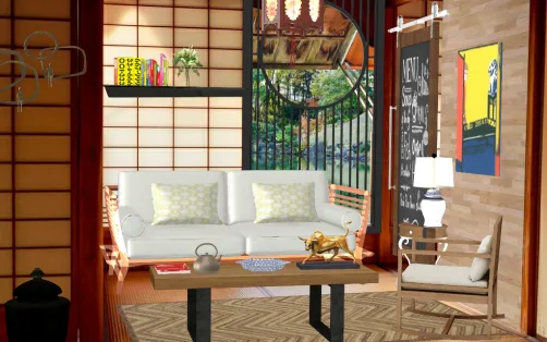 Asian living room