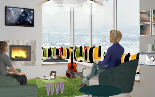Small family room