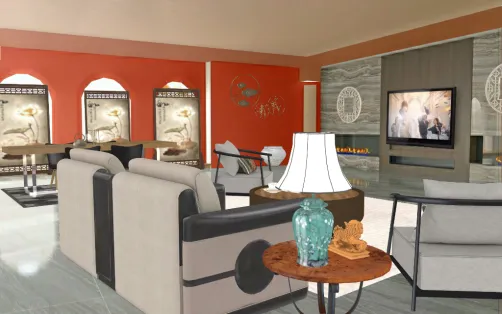 Asian living room