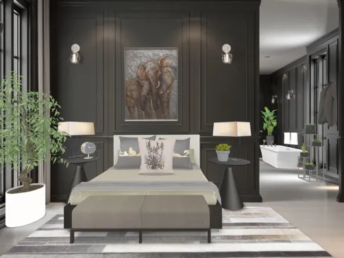 The Master Suite, with a masculine touch 