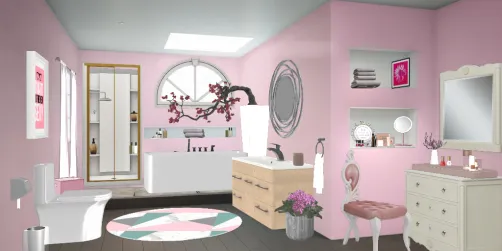 Pink bathroom idea fast