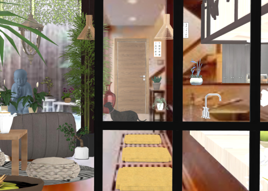 🆕 Zen kitchen  Design Rendering