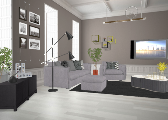 Cinema experience at home Design Rendering