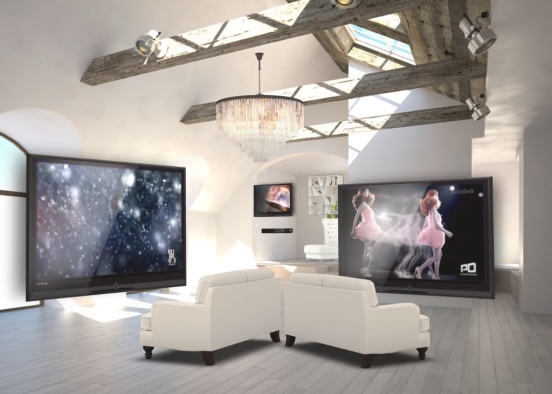 well’s mansion: Living room Design Rendering