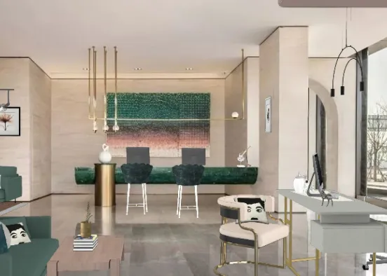 # Interior design office  Визуализация дизайна