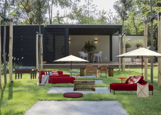Outdoor living  Design Rendering