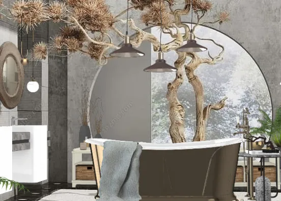 # Élégante bath  Визуализация дизайна