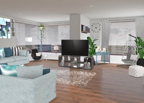 living room: comfortable room  Design Rendering