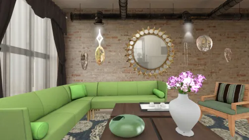 Dark living room 