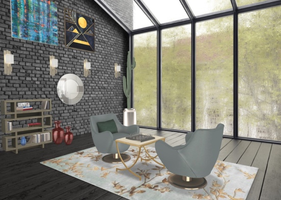 the chess room Design Rendering