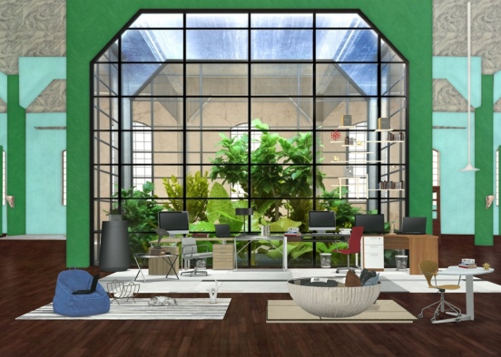 the plant office Design Rendering