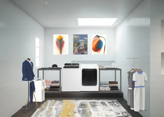 laundry room  Design Rendering