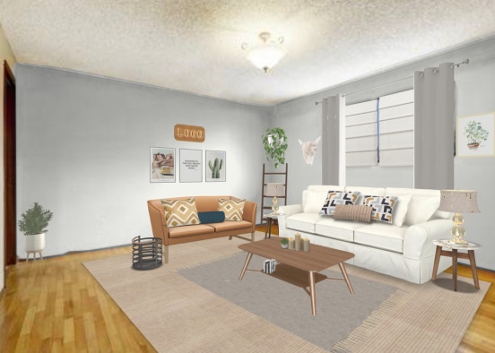 living room 32nd street  Design Rendering