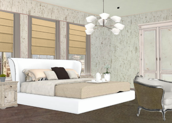 Designer bedroom  Design Rendering