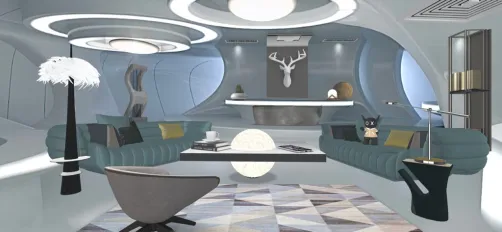 The Spaceship - Living room 