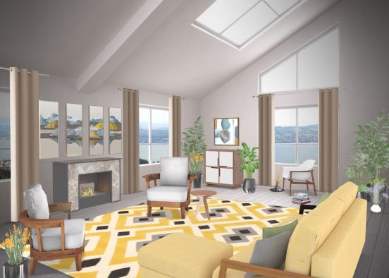 yellow afternoon Design Rendering