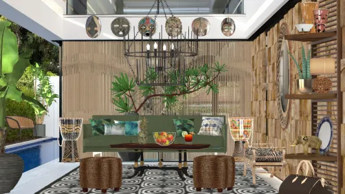 Salon style  africain