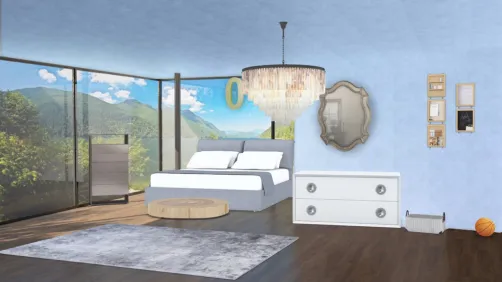 lovely summer beach mountain house bedroom