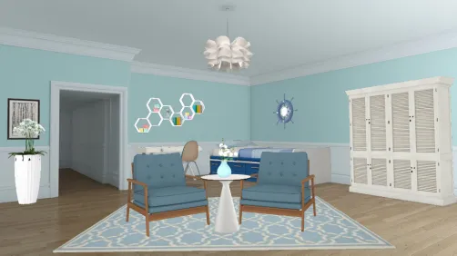 Blue kids room 