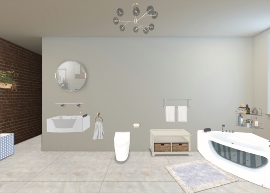 first bathroom  Design Rendering