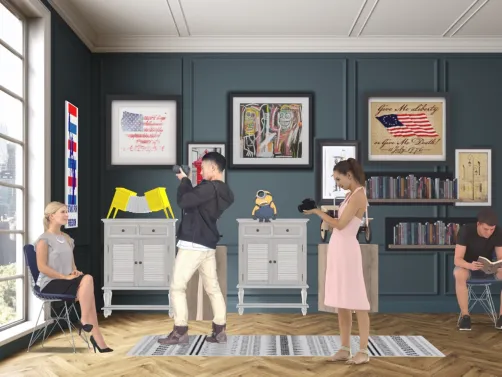 The American History and arts museum.