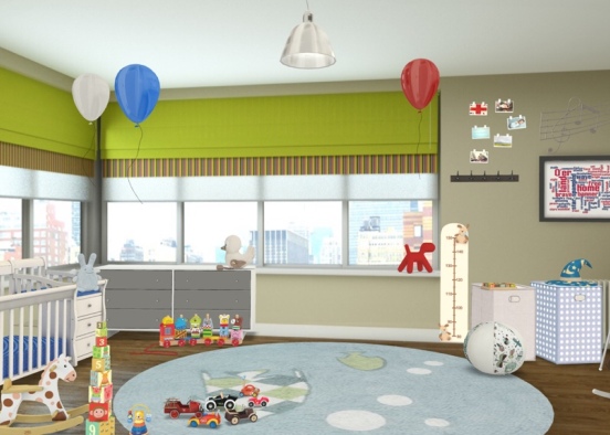 kidsroom(for boy) Design Rendering