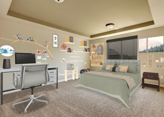 First bedroom design  Design Rendering